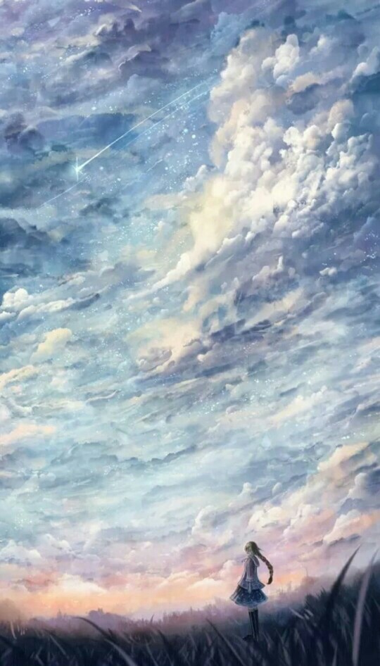 cg 水彩 插画 风景 宫崎骏 新海诚 电影画面 自截 壁纸 临摹 手绘