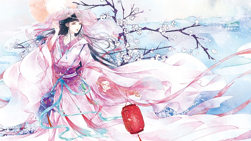 古风封面底图