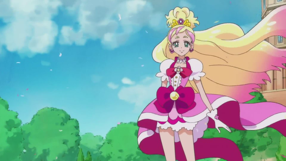 春野遥学校: 诺布尔学院变身:花神天使(cure flora)变身台词: precure