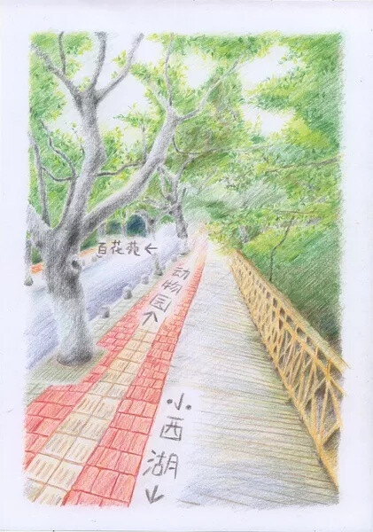 《彩铅风景绘》彩铅|手绘|插画|风景|唯莹 - 原创作品 - 豆瓣网