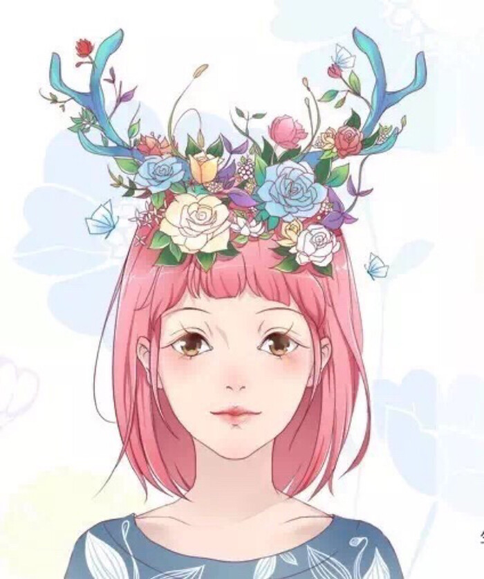 小哒 短发女生 短发娘 漫画 短发姑娘 动漫 短头发女孩 卡通 短发菇凉