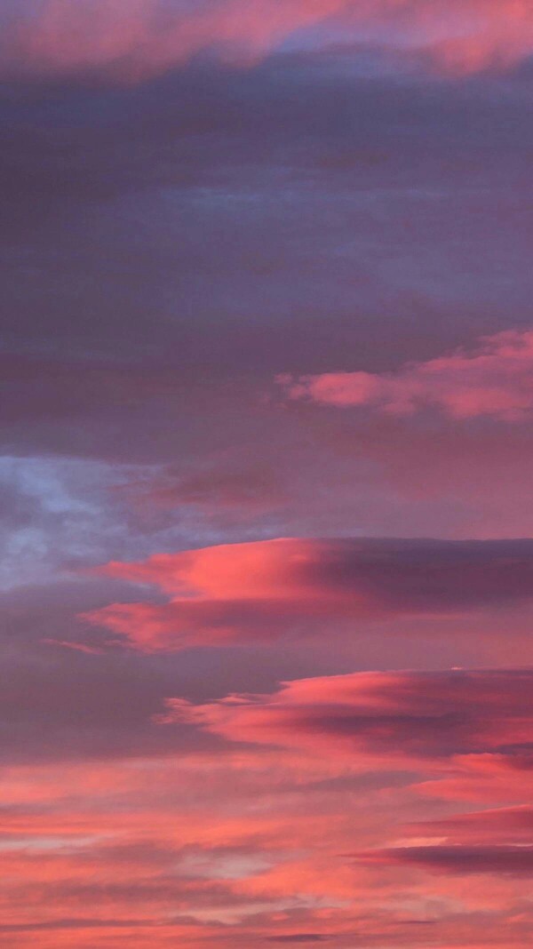 少女心 粉红 夕阳 壁纸