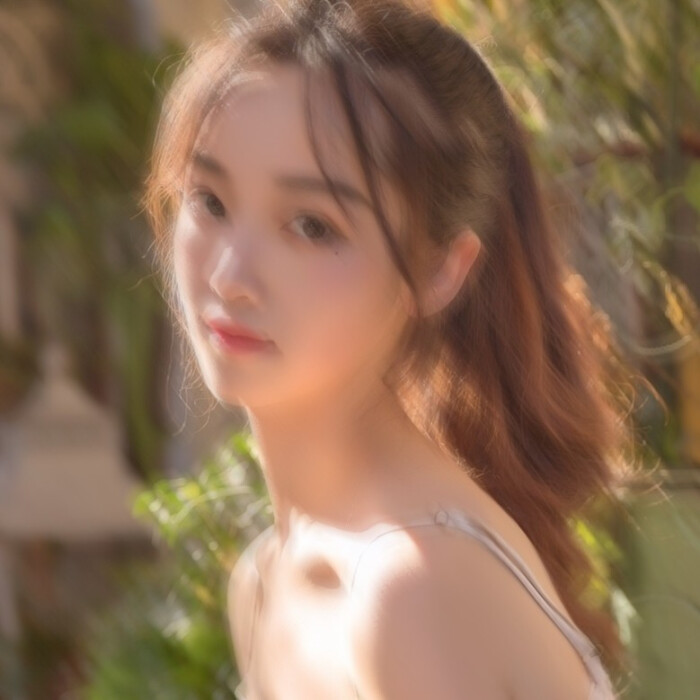 模糊女生头像