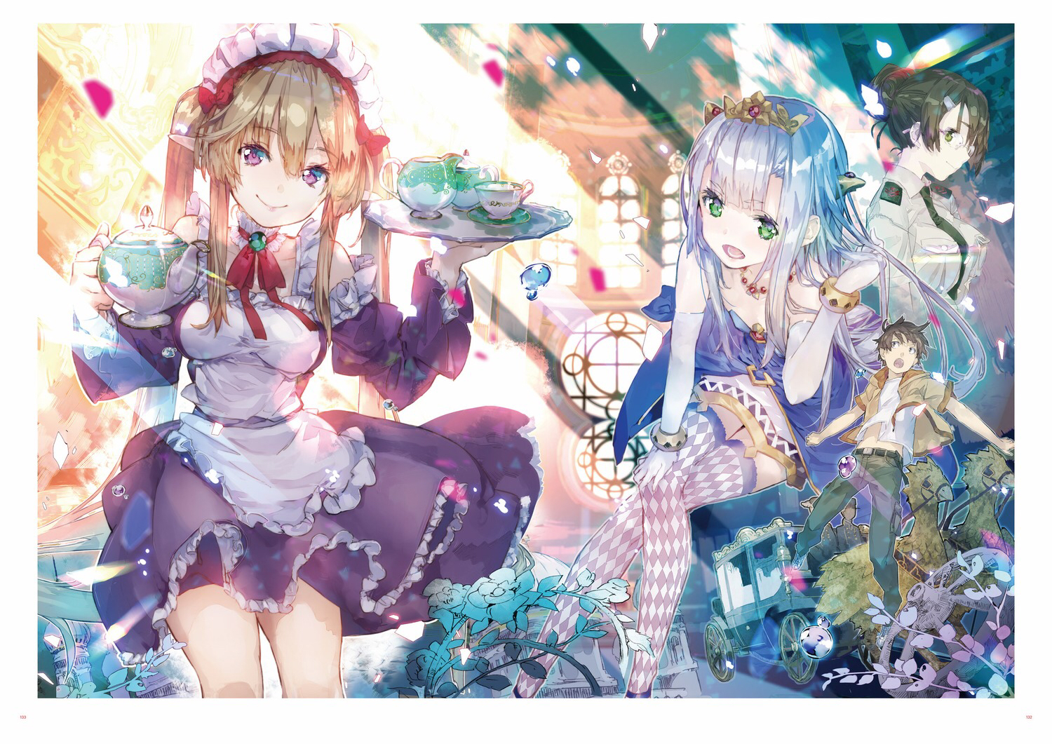动漫 壁纸 头像 唯美 少女 梦幻 唯美 插画 套图 【侵权致歉】