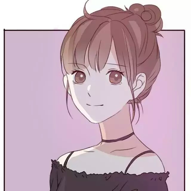 长发 女孩 卡通 头像