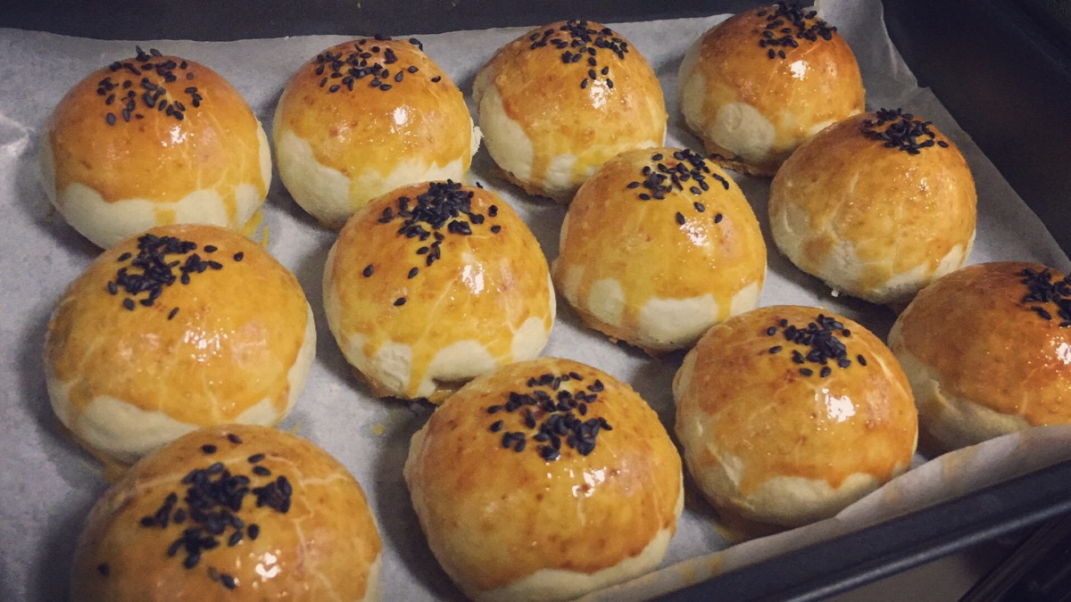 为家人制作的中秋美食