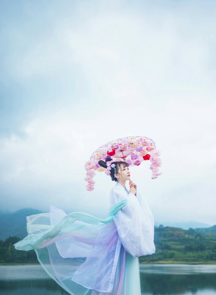汉服,古风女头,真人,国色天香,妖娆,邪魅,可爱,清纯