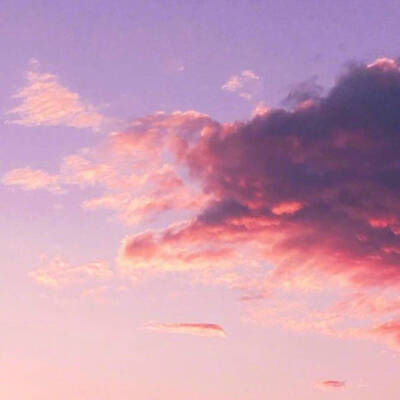 粉色 天空 头像 背景图