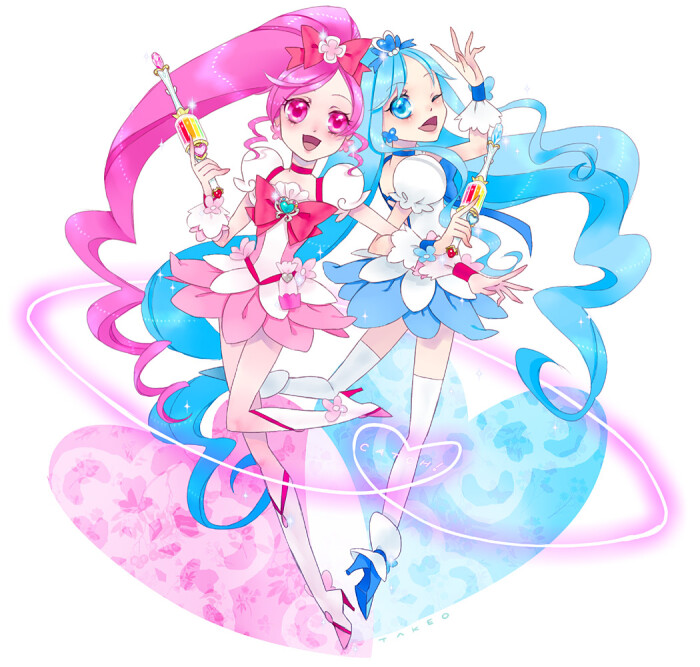 heartcatch 光之美少女! [花咲蕾{花蕾天使}/来海绘里香{海洋天使}]