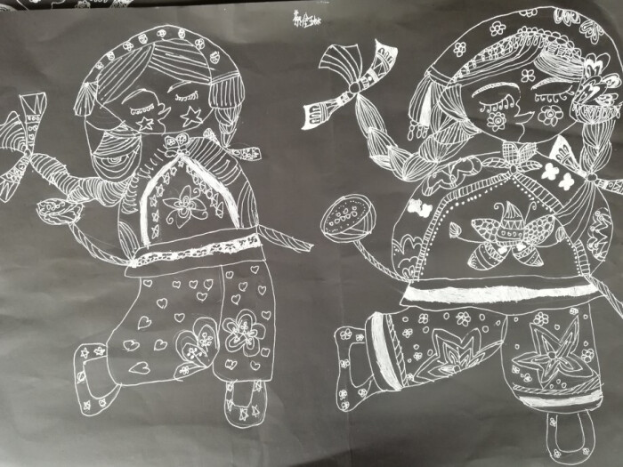 线描装饰画