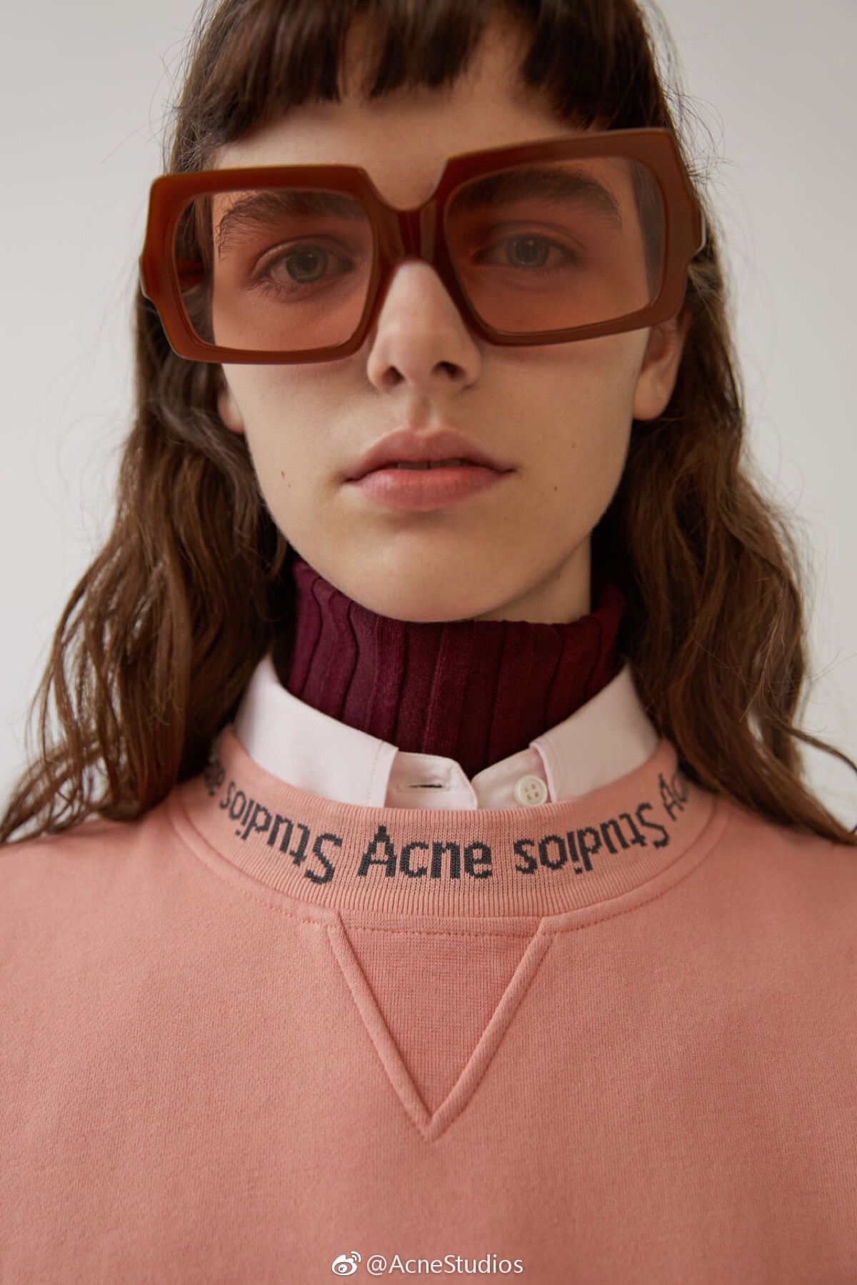 acnestudios##2017秋冬新款# acne studios 此款 yana as rib 淡粉色