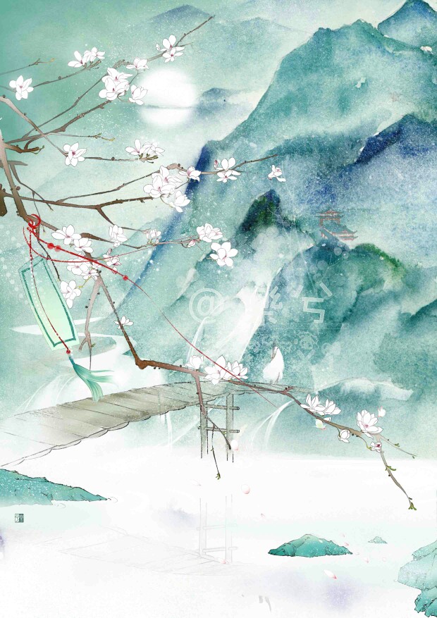 手绘古风场景
