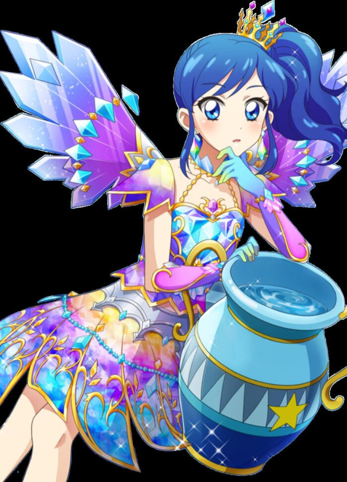 雾矢葵 水瓶座 气场 闪闪发光的蓝色雪花…-堆