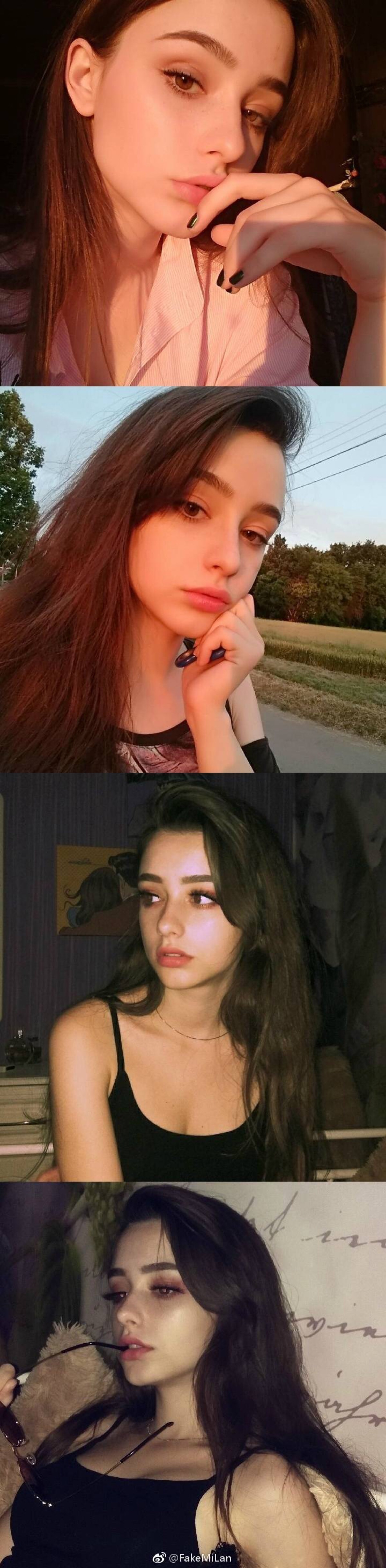 95年的俄罗斯女生dasha taran 随意切换少女的清纯与性感 .
