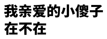 我亲爱的小傻子