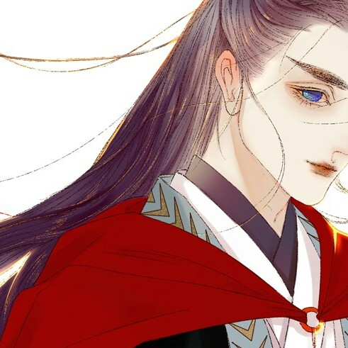 #杂# 自截动漫男头 古风 上半身 披风 长发…-堆