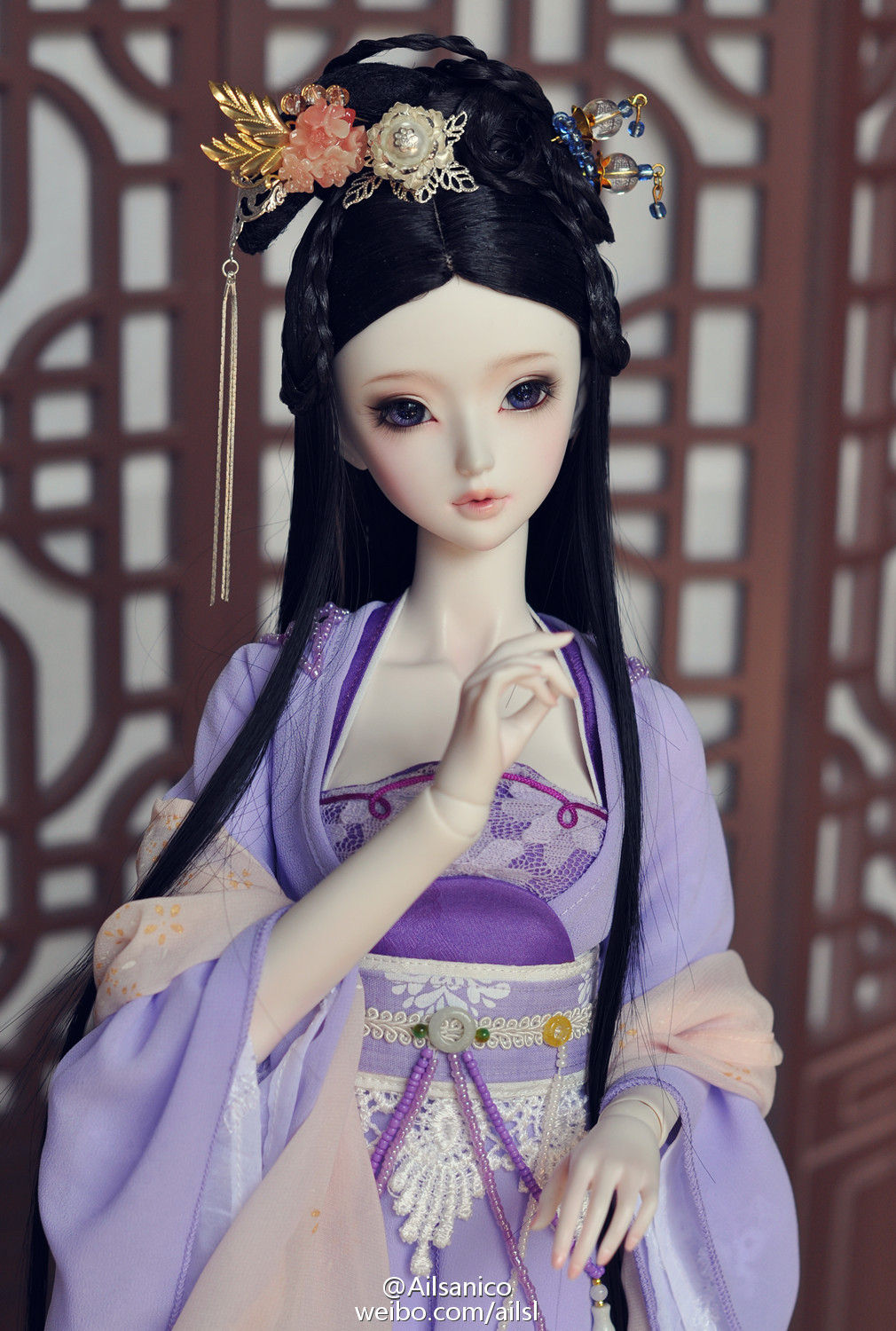 sd娃娃 bjd 玩具 人偶 壁纸 萌物 古风精致美人