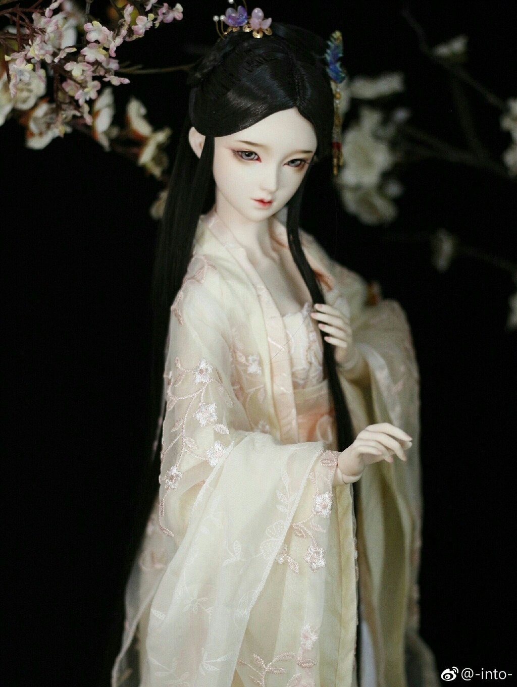 sd娃娃 bjd 玩具 人偶 壁纸 萌物 古风精致美人