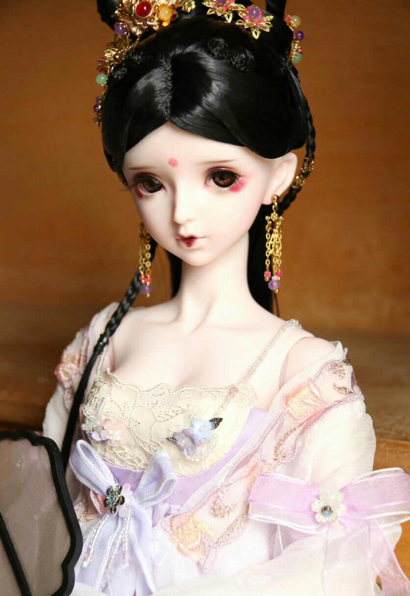 sd娃娃 bjd 玩具 人偶 壁纸 萌物 古风精致美人