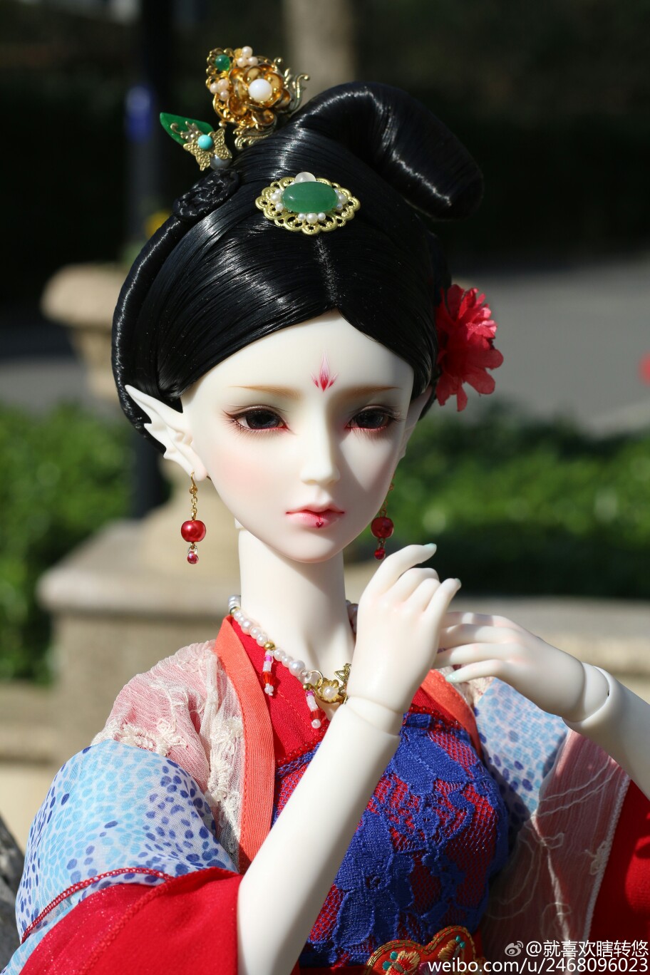 sd娃娃 bjd 玩具 人偶 壁纸 萌物 古风精致美人