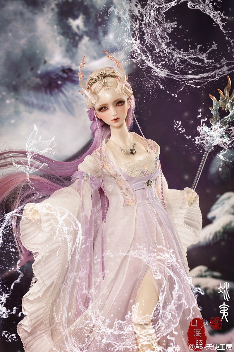 山海经〕sd娃娃 bjd 玩具 人偶 壁纸 萌物 古风精致美人