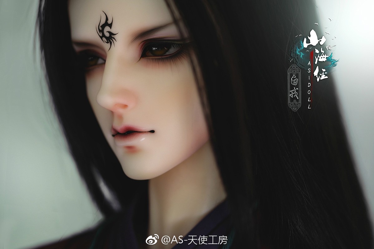 山海经 白戎〕sd娃娃 bjd 玩具 人偶 壁纸 萌物 古风精致美男