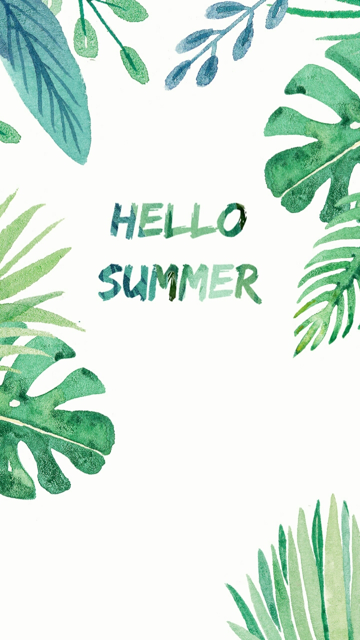 小清新壁纸 hello summer