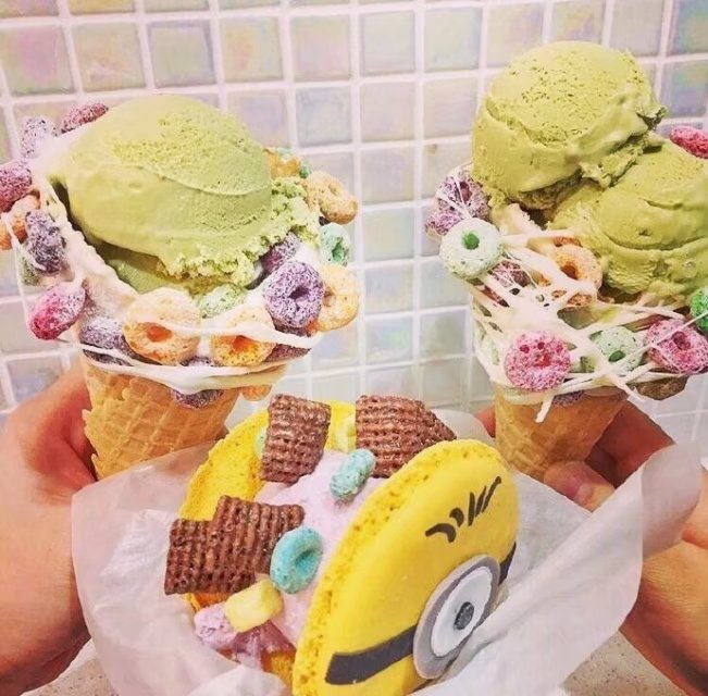 悉尼d21 ice cream 的马卡龙冰淇淋