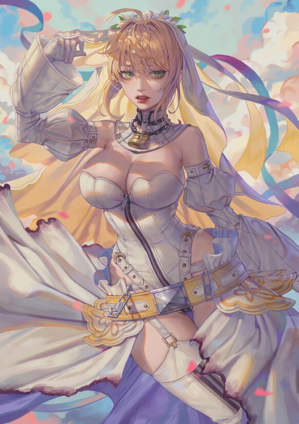 fate extra ccc/fate grand order 花嫁尼禄