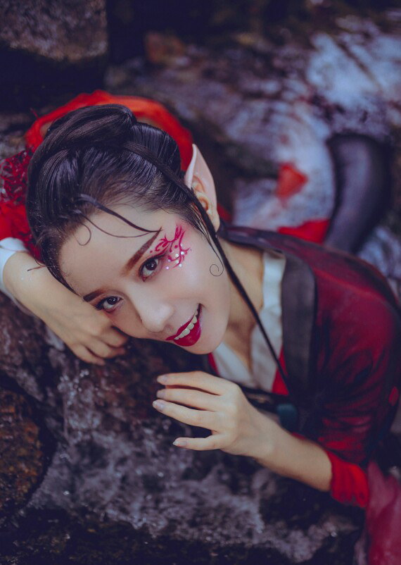汉服,古风女头,真人,国色天香,妖娆,邪魅,嗜血,冷血,冰艳,可爱,清纯