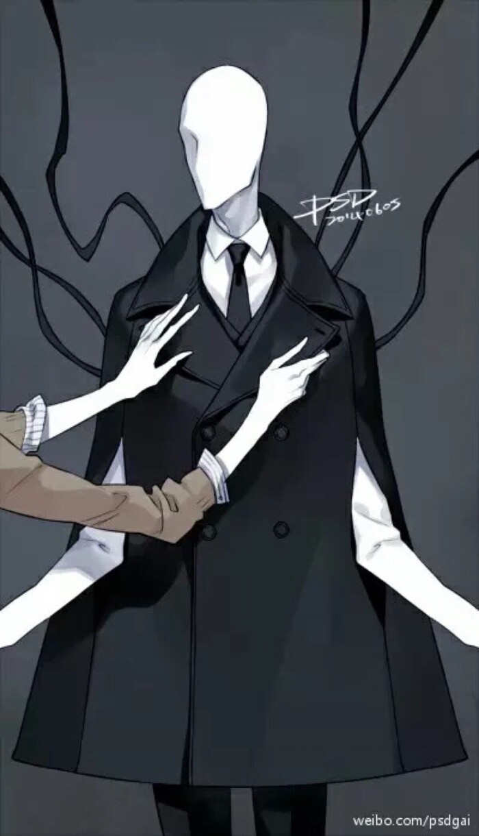 psd大佬 slender man 瘦长鬼影 瘦叔