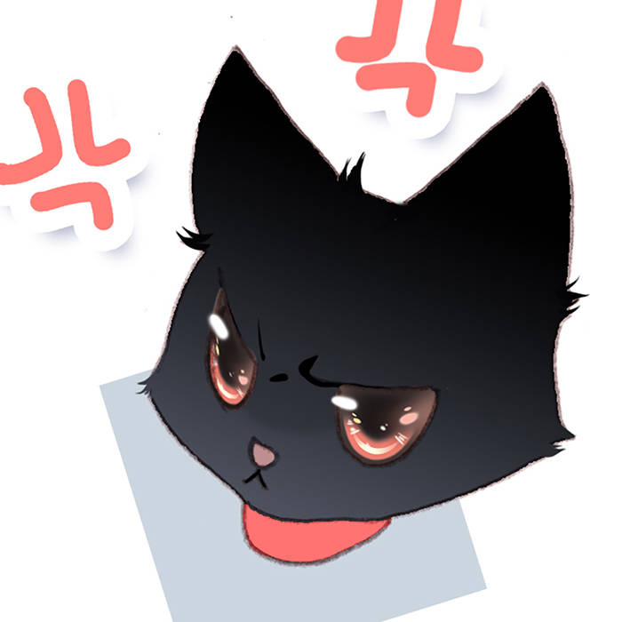 快看动漫情侣男生头像描述 : (男神黑猫很生气)〖高清〗〖原图〗〖