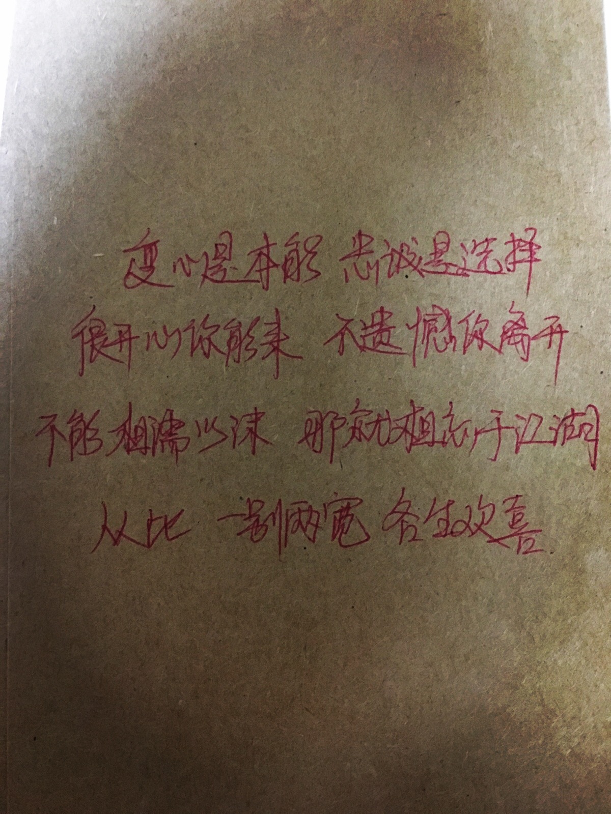 『冷暖自知 手写文字 诗句 句子 情话』