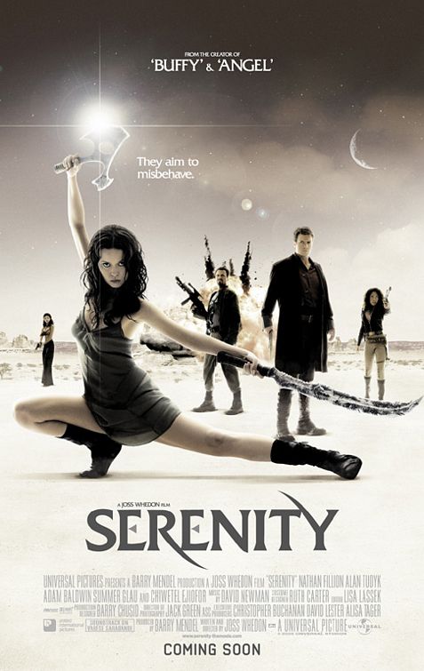 《冲出宁静号》(serenity)是乔斯·韦登执导的一部科幻冒险电影,改编