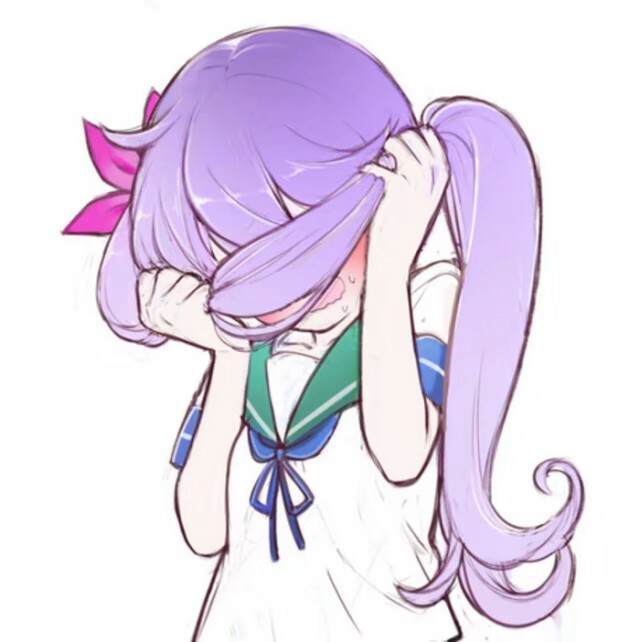动漫女生头像 双马尾
