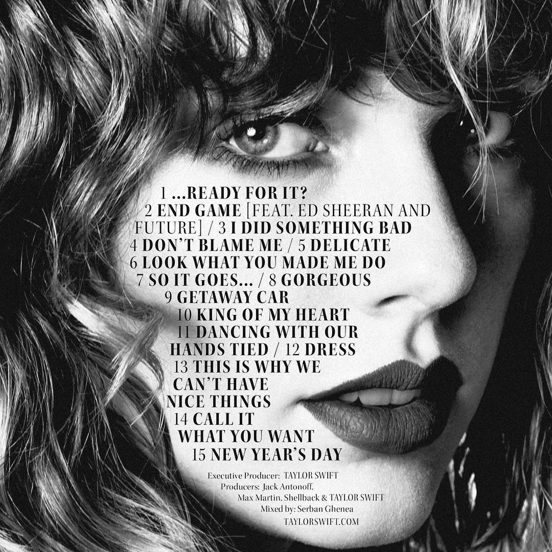 taylor swift霉霉《reputation》