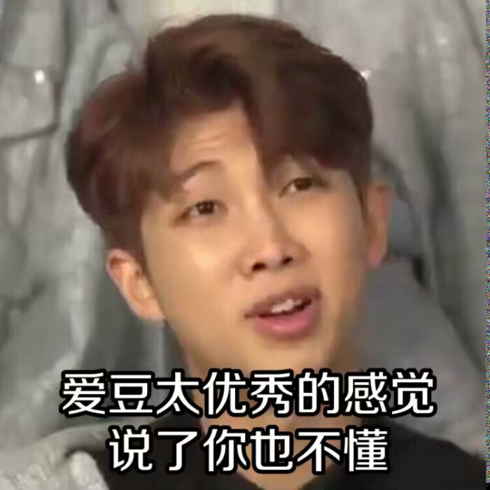 防弹少年团 表情包 金南俊 rap monster