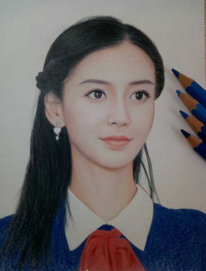 杨颖/angelababy/素描绘画/人物/明星