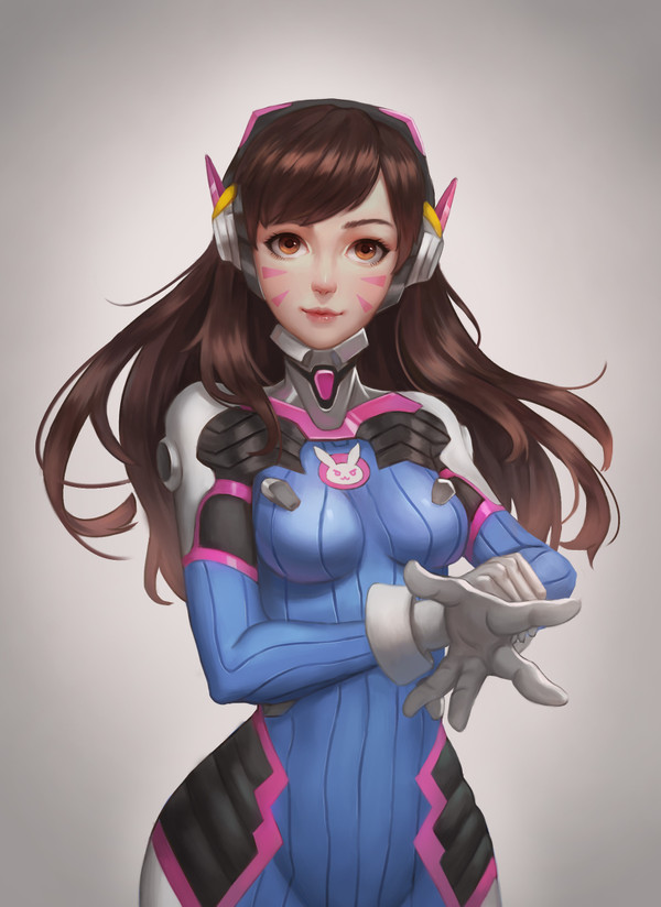 守望先锋。ow。D.va。宋哈娜。