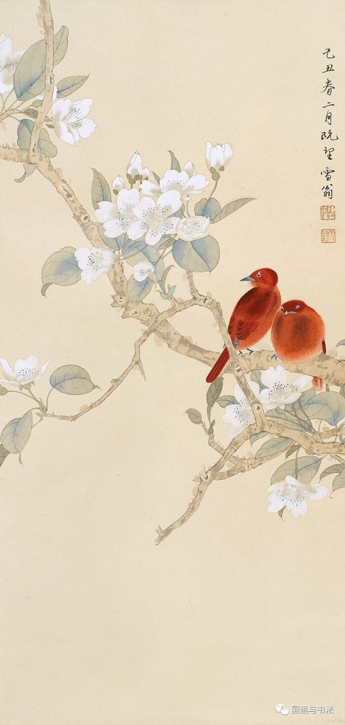 陈之佛的花鸟画继承了宋,元以来工笔画优秀传统,将西画方法与图案规律