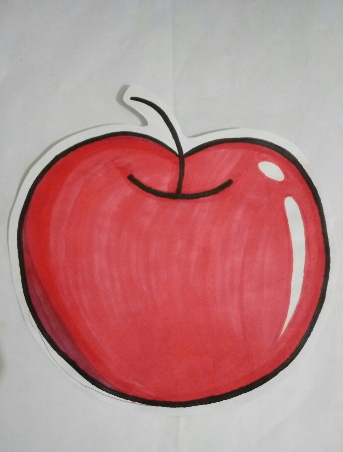 水果简笔画#苹果