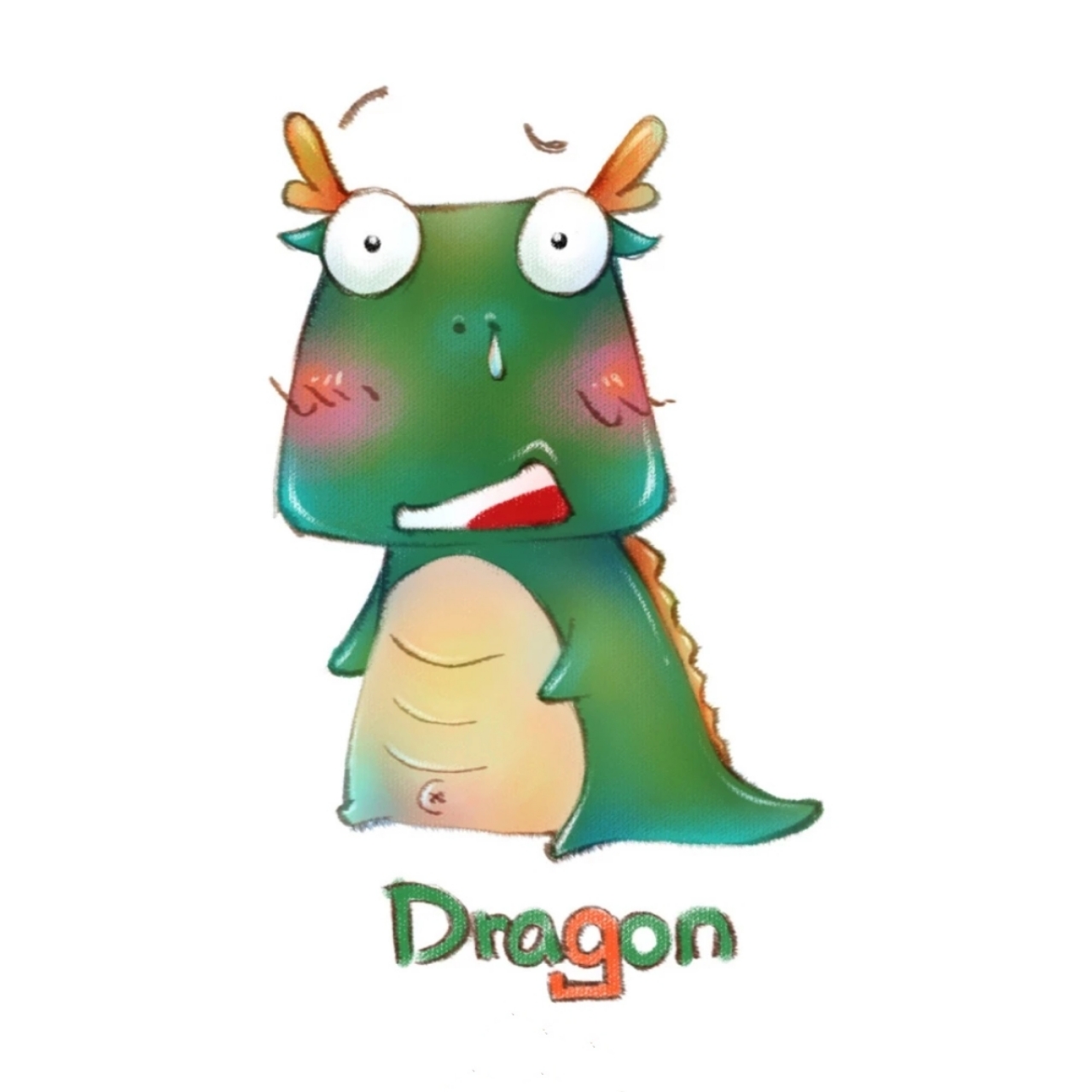 卡通版十二生肖—dragon