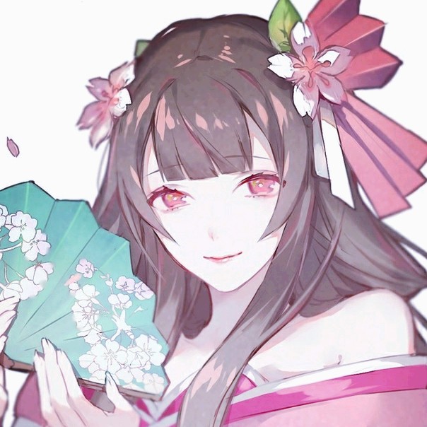  白衣>【动漫】【女生】【头像】【唯美】【…-堆糖