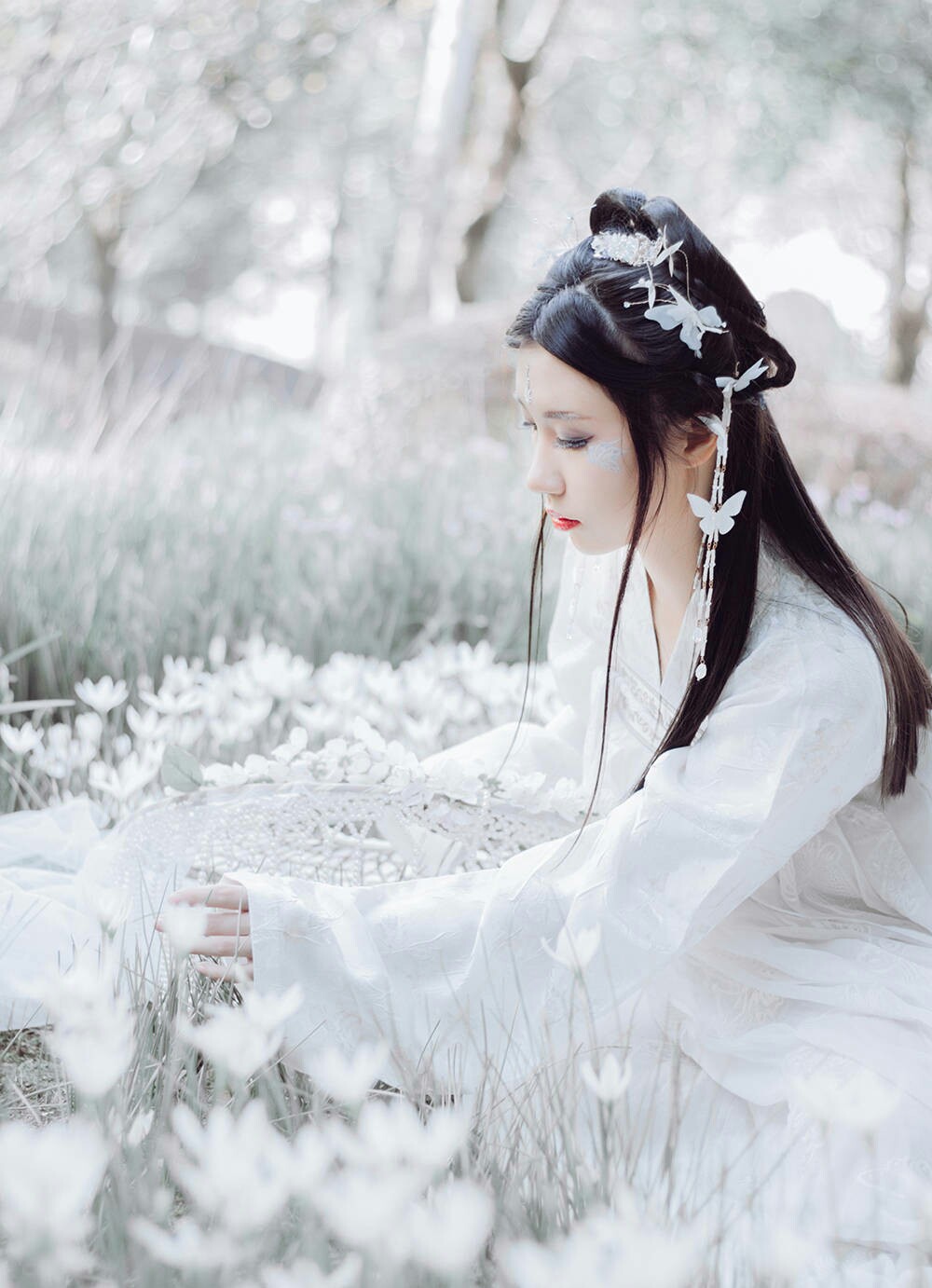 汉服,古风女头,真人,国色天香,妖娆,邪魅,嗜血,冷血,冰艳,可爱,清纯