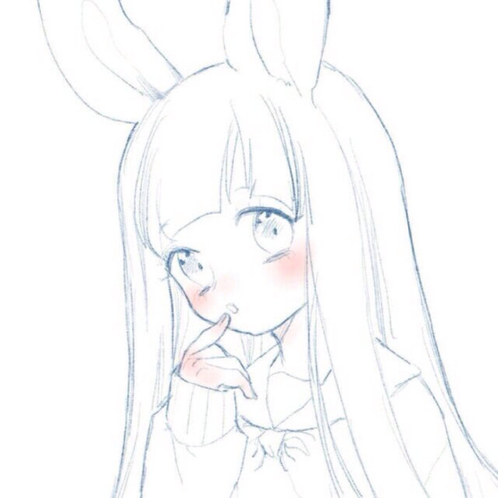 兔耳 萌妹