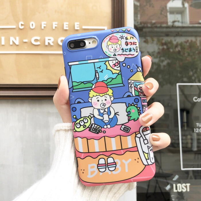 韩国可爱卡通宝宝iphone8plus6s 苹果7plus手机