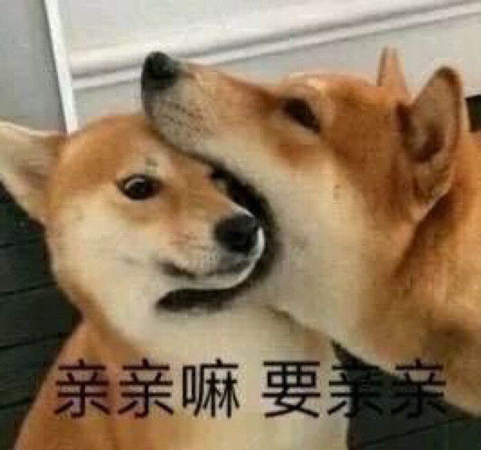 要一个大口的亲亲