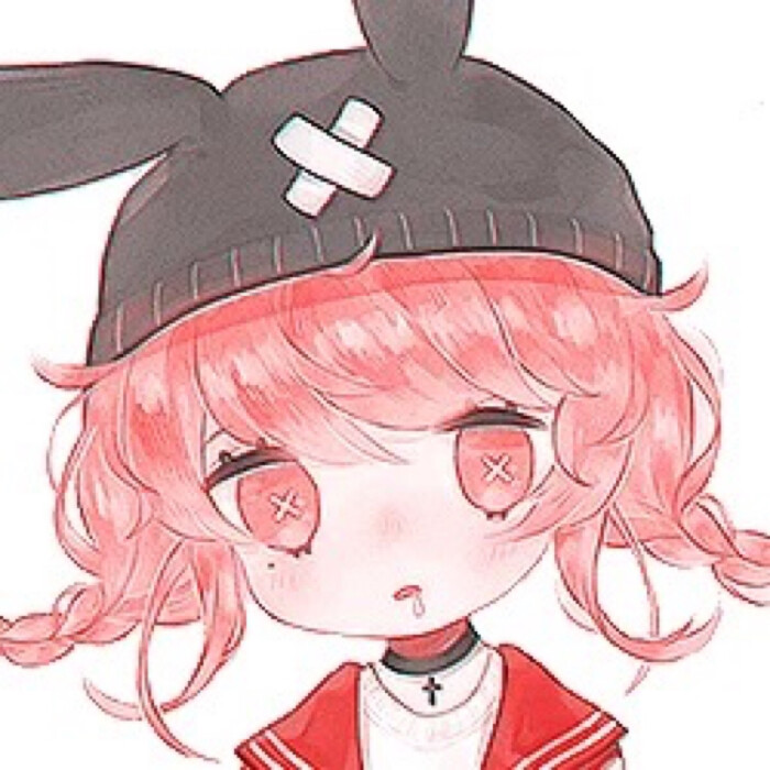 动漫闺蜜头像兔子