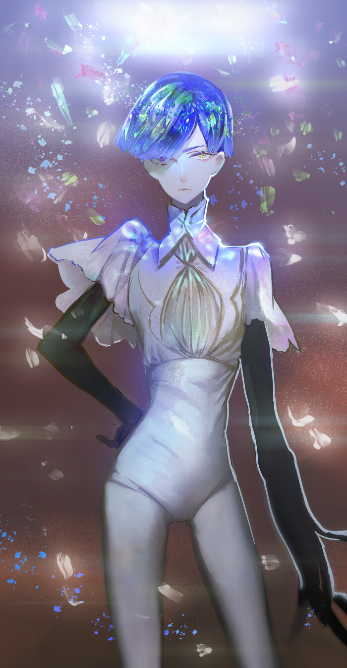 [宝石之国] phosphophyllite磷叶石 法斯(via p站id=18417765)