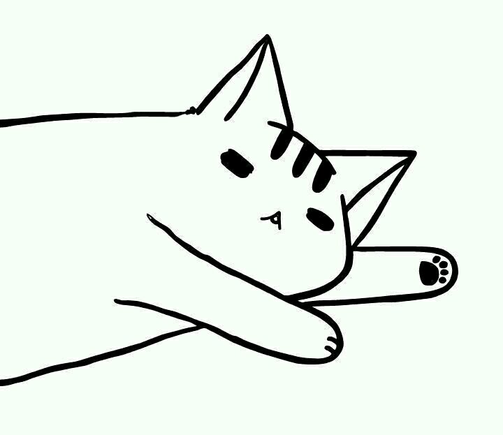 三两生〕橡皮章素材 猫咪